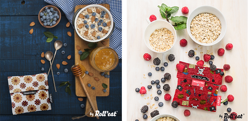 Desayunar cereales y llevar snack en e bolso